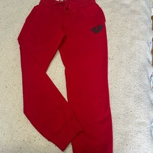 Red women's Jogger Pants